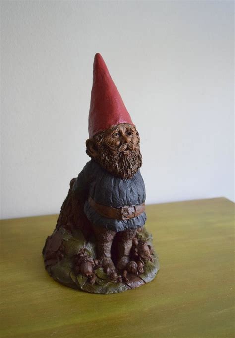 Large Retired Vintage Tom Clark Gnome Figurine Forest Etsy Tom