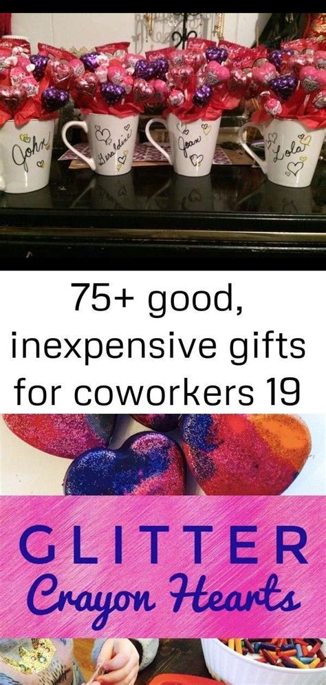 The holidays are tough enough on the wallet, with gifts to buy for family and friends. 75+ good, inexpensive gifts for coworkers 19 #crayonheart ...