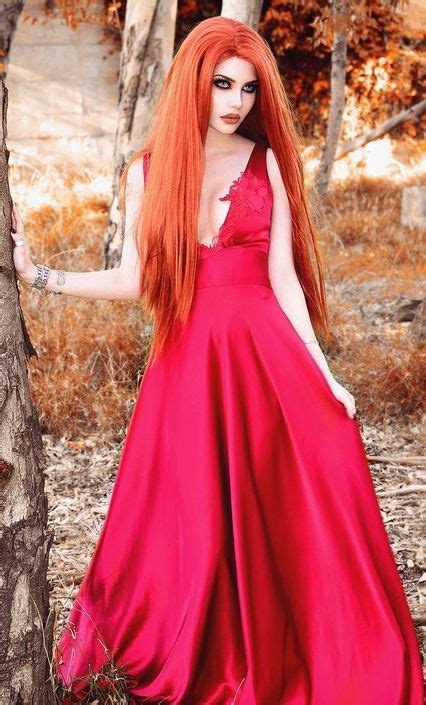 Dayana Crunk Hot Goth Girls Beautiful Redhead Dress
