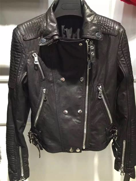 Lady Leather Jacket Women Genuine Leather Garment Natural Leather