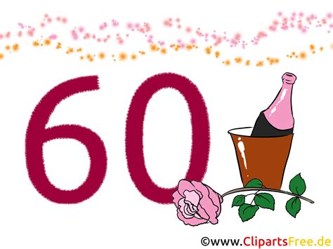 Geburtstag feier party muttertag kuchen. Geburtstagswünsche zum 60 - Glückwunschkarte, Clipart, Bild