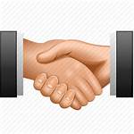 Icon Cooperation Transparent Handshake Business Icons Contract