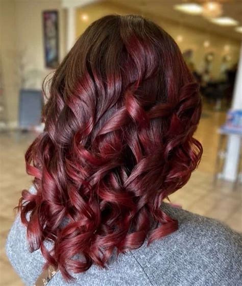 Get A Sweet And Bold Look With Chocolate Cherry Highlights On Black