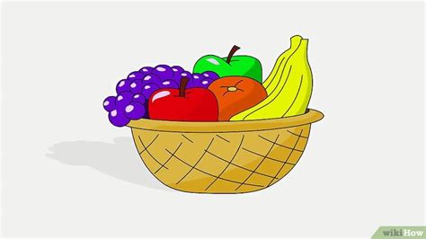 Cómo Dibujar Una Canasta De Frutas 8 Pasos Con Fotos