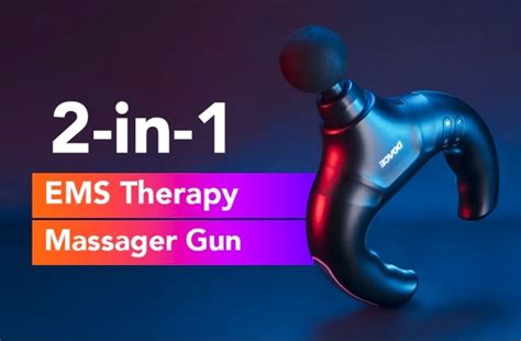 Doace Massager Gun With Ems Electric Pulse Massage Technology Hits
