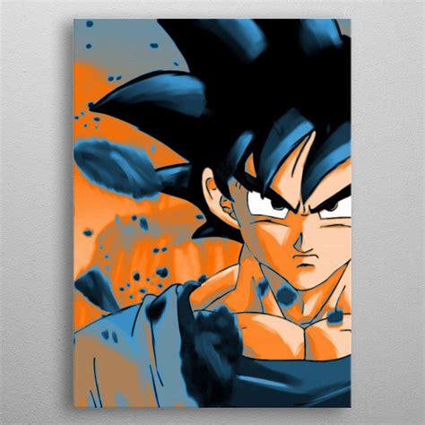 Goku Poster Print By Alexandros Iosifidis Displate Dragon Ball Wallpapers Dragon Ball