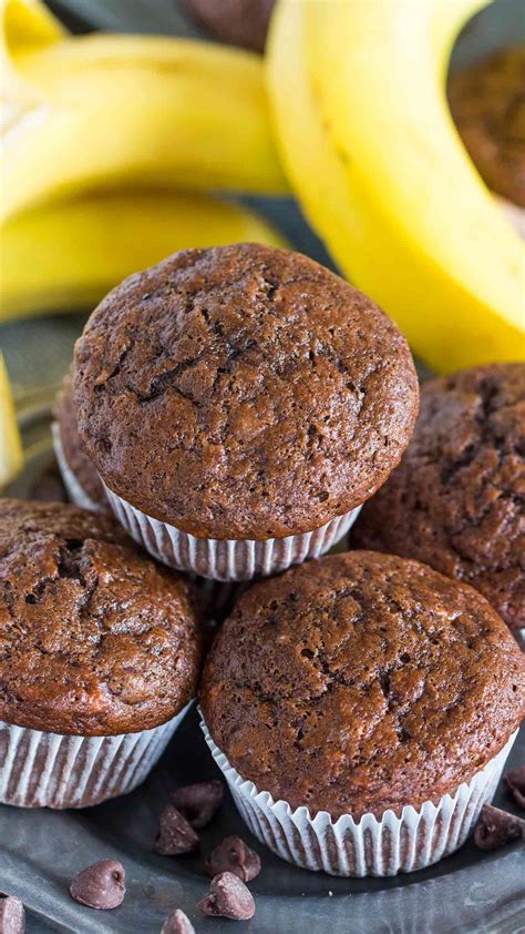 Best Chocolate Banana Muffins VIDEO Sweet And Savory Meals