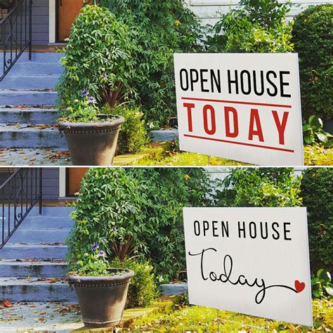 18x24 Yard Signs Open House Real Estate Real Estate Fun Real Estate