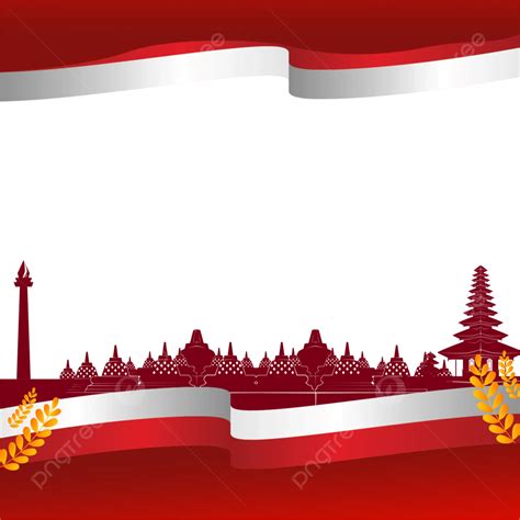 Hut Ri Ke Official Design Happy Twibbonize Of Indonesian Independence Day Heritage Template