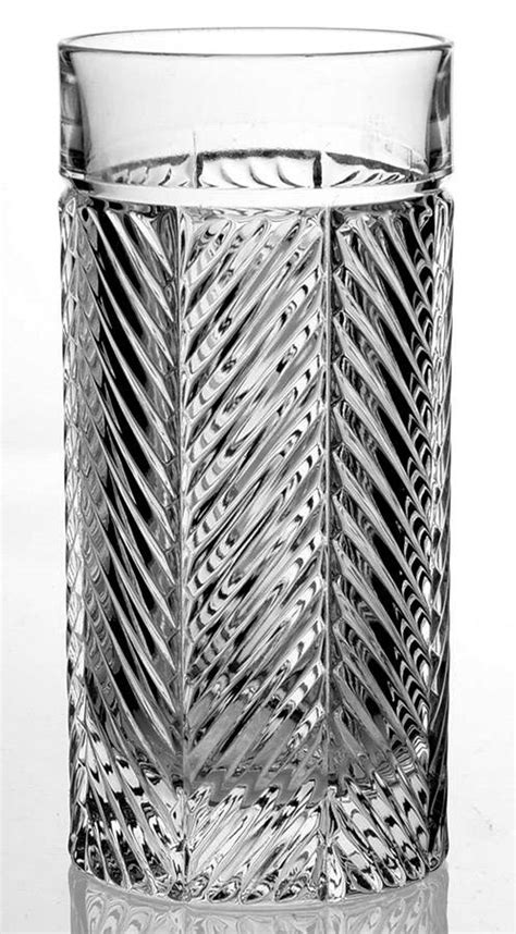 Herringbone Highball Glass By Ralph Lauren Crystal Replacements Ltd