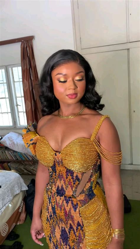 So Pretty So Beautiful Dress Up ️👗 ️ African Fashion African Attire Kente Dress