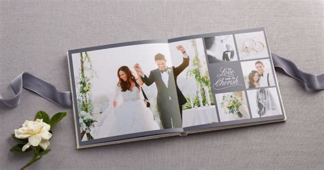 Minimalistic wedding photo book template. Tell Your Love Story with Shutterfly Wedding Photo Books | Wedding Inspirasi