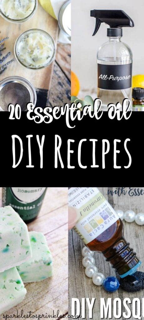 20 Essential Oil Diy Recipes Sparkles To Sprinkles