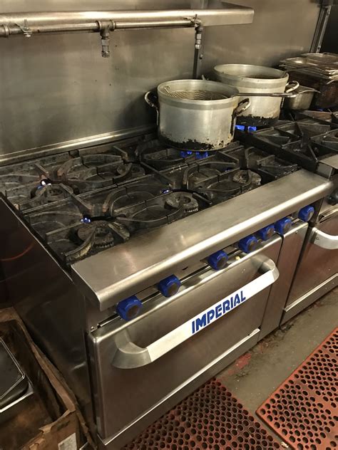 Lauro restaurant equipment provides thousands of products from the best manufacturers from around the world, from commercial refrigeration to kitchenware. Imperial 6 burner range | Restaurant equipment, Kitchen ...