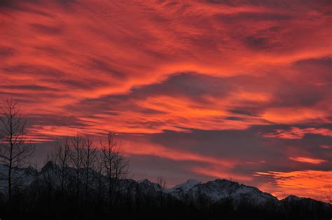 Alaska Winter Sunrise Sunrise On A Chilly Winter Morning Flickr