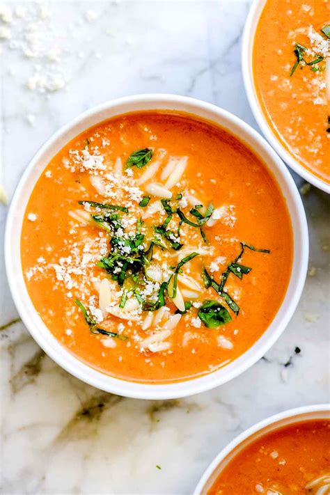 Homemade Tomato Basil Soup Easy And Creamy
