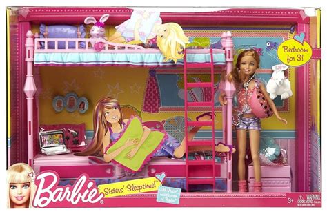 Buy barbie bedroom set products and get the best deals at the lowest prices on ebay! Barbie Sisters' Sleeptime! Bedroom for 3 T7534