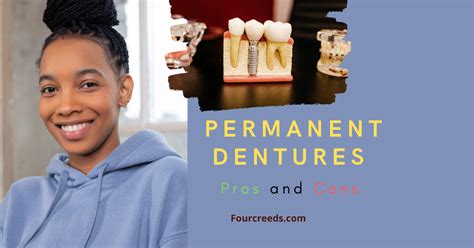 Here Are Some Pros And Cons Of Permanent Dentures
