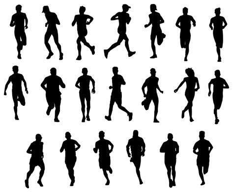 Running Silhouette Transparent Image Png All Png All