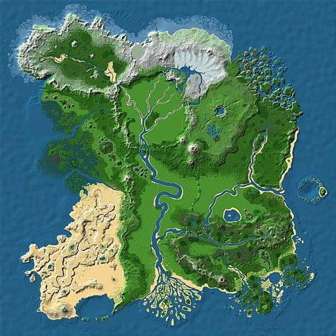 Realistic Survival Map 3200 X 3200 Blocks Minecraft Project