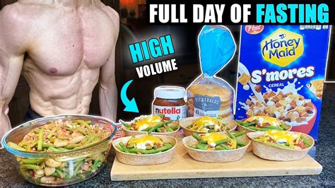 More muscles and better body composition! 2100 Calorie Full Day of INTERMITTENT FASTING for FAT LOSS ...
