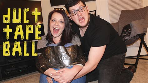 Girlfriend Does The Duct Tape Challenge Youtube