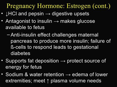 Pregnancy Hormones And Lab Values