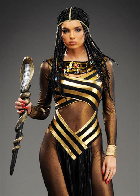 womens black egyptian goddess cleopatra costume