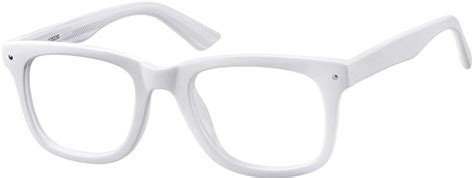 White Square Glasses 125230 Zenni Optical Eyeglasses White Frame Glasses Zenni Zenni Optical