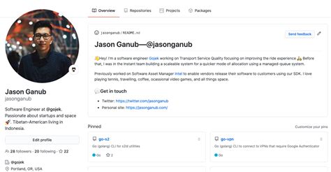 How To Create A Github Profile Readme Jasonganub