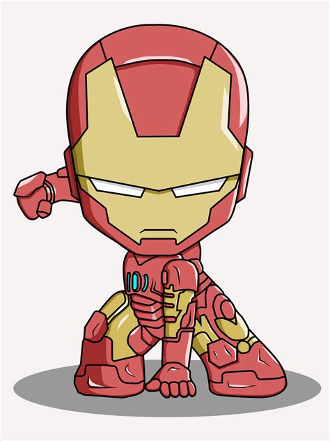 Download Iron Man Chibi Cartoon Royalty Free Vector Graphic Pixabay