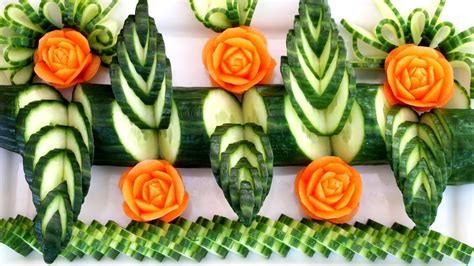 Josephines Recipes How To Make Cucumber Decoration