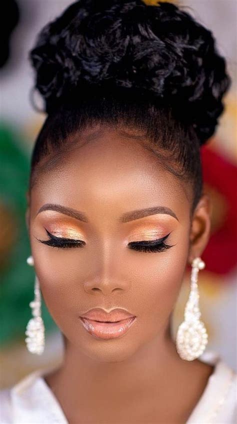 Bridal Makeup Looks Black Women Eyes Eyemakeup Bridal Makeup Natural