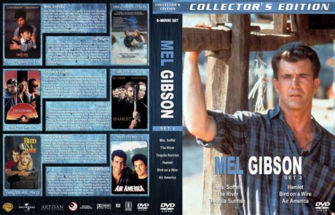 Mel Gibson Collection Set 2 Dvd Covers 1984 1990 R1 Custom