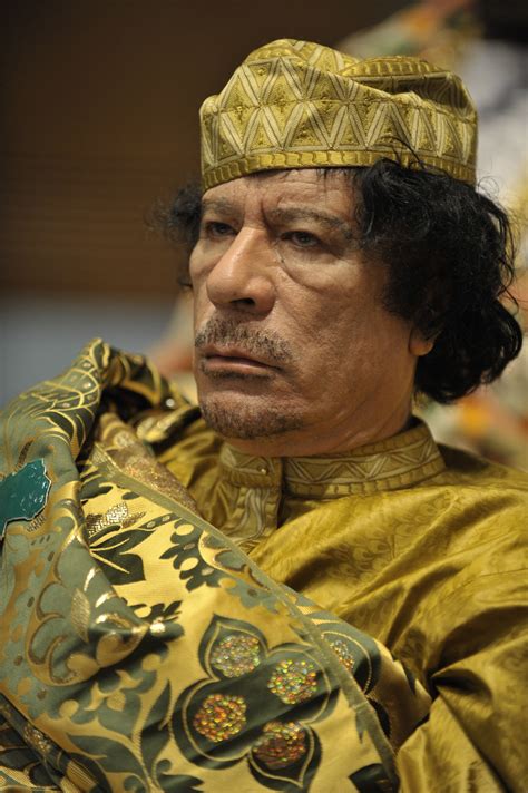 Filemuammar Al Gaddafi At The Au Summit Lr