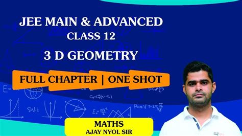 3d Geometry Class 12 One Shot Jee Main And Advanced New Syllabus