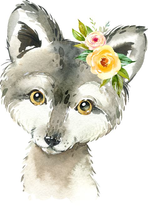 Baby Animal Watercolor Png Tarsha Barrios