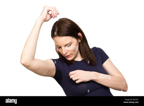Woman Hyperhidrosis Sweating Hi Res Stock Photography And Images Alamy