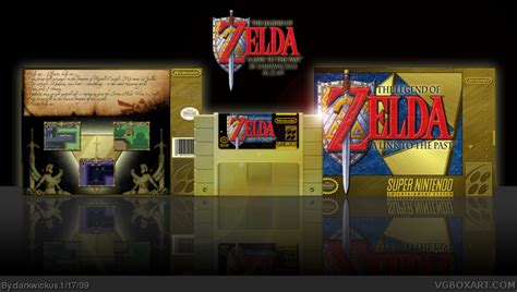 The Legend Of Zelda A Link To The Past Snes Box Art Cover By Darkwickus