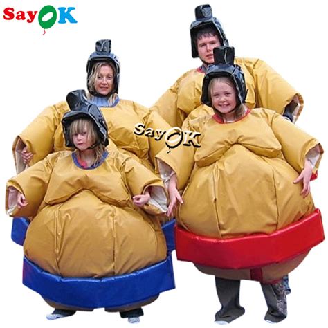 high quality inflatable foam padded sumo wrestling suits inflatable wrestler costume for sale