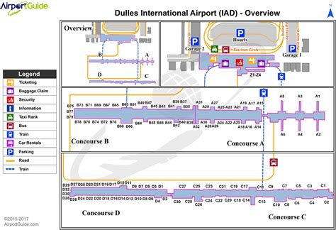 Dulles Terminal Map Dulles Airport Terminal Map