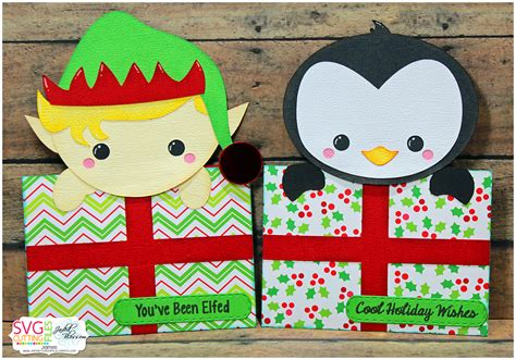 SVG Cutting Files: Christmas Giftcard Holders