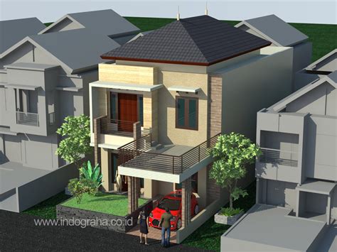 desain  renovasi rumah minimalis  perumahan pesona