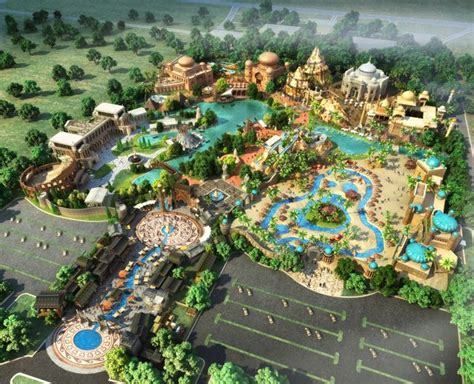 Ideattack Parking Design Water Theme Park Amusement Park Plan