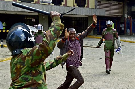 Kenya Police Use Tear Gas To Disperse Opposition Protests