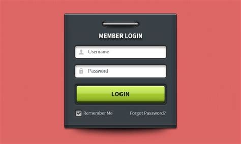 30 Stylish Login And Signup Form Elements
