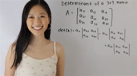 Entering data into the matrix determinant calculator. Determinant of a 3x3 matrix | mathwithjanine - YouTube