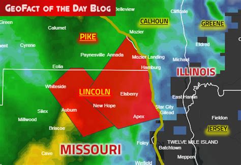 Geofact Of The Day 8262019 Missouri Tornado Warning 3
