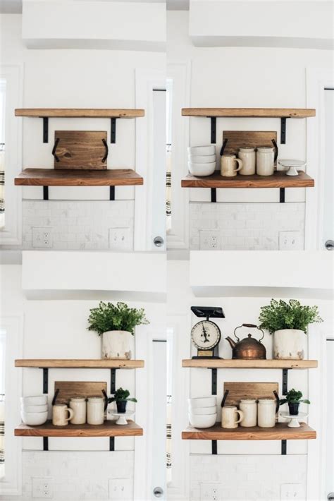 How To Style Open Shelving In Six Easy Steps Micheala Diane Designs
