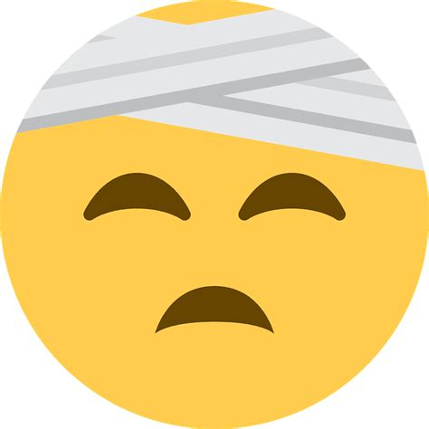 Face With Head Bandage Emoji Clipart Free Download Transparent Png